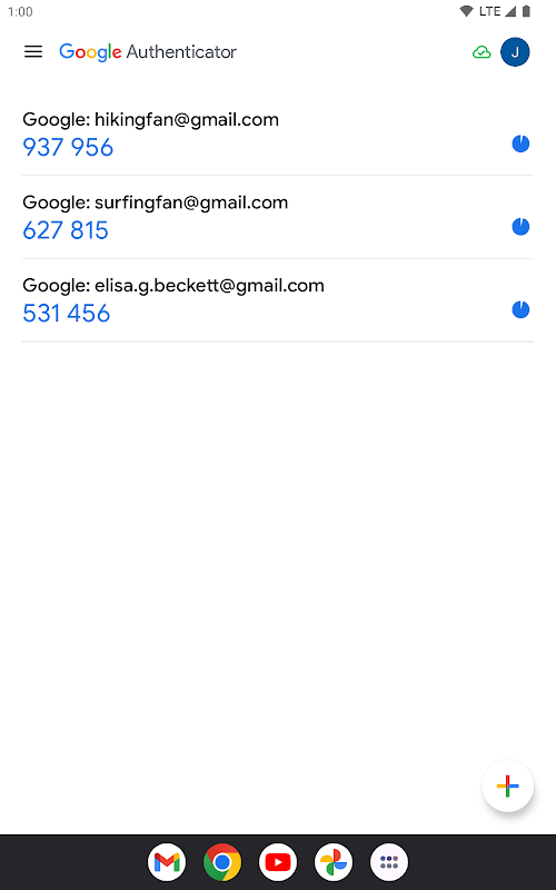 Google Authenticator  Screenshots