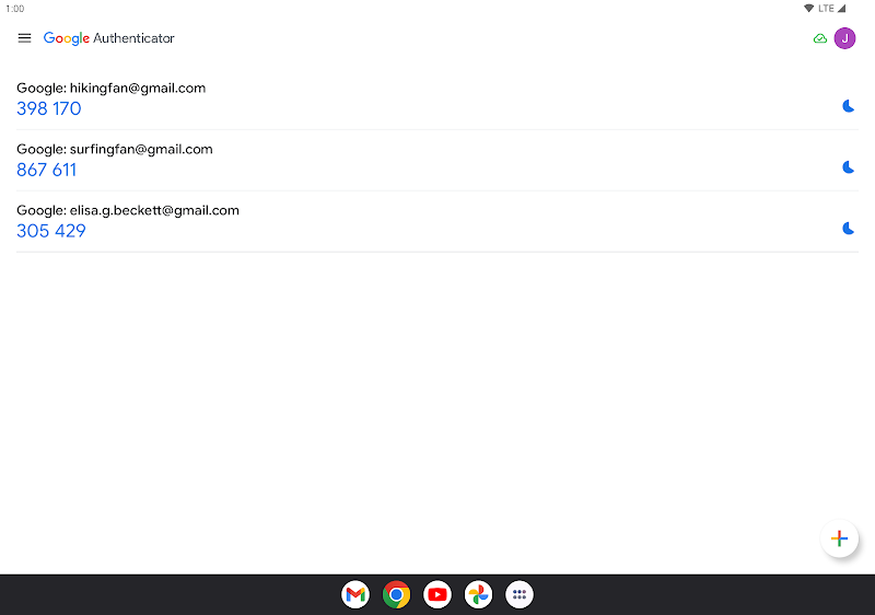 Google Authenticator  Screenshots