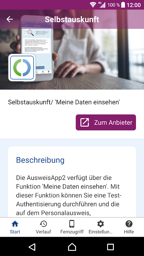 AusweisApp2  Screenshots