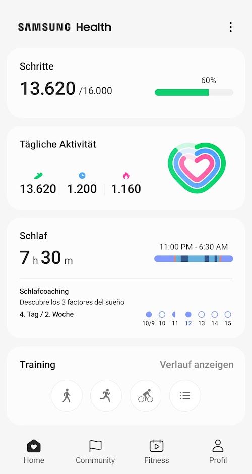 Samsung Health  Screenshots